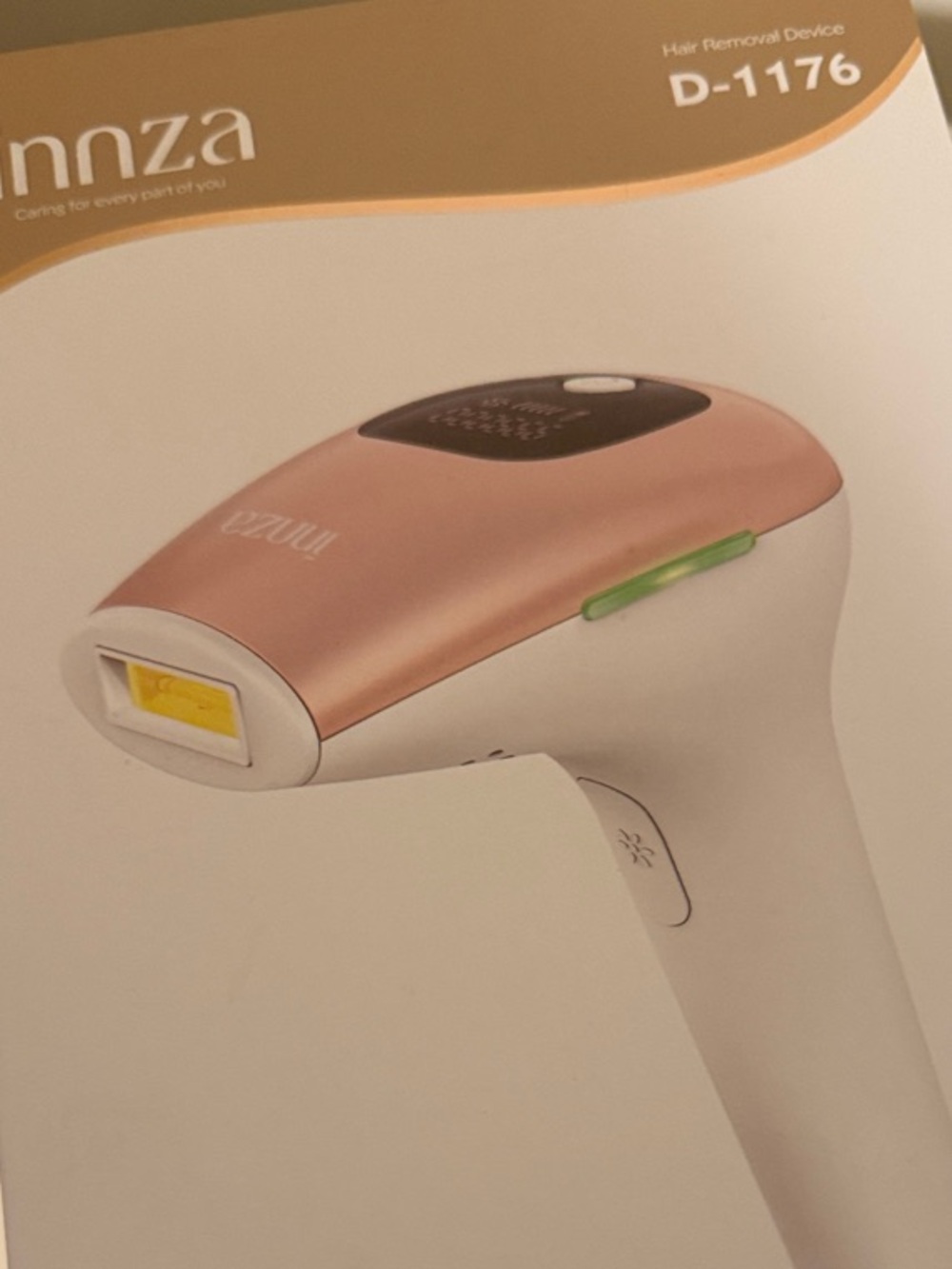 Rose Gold and White Hair Removal Device D-1176